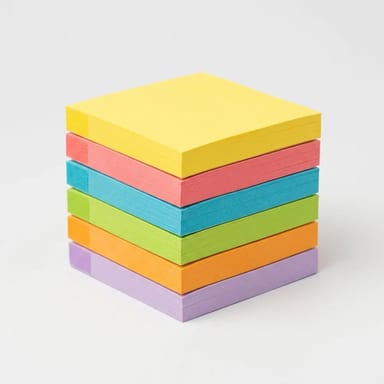 Recycled Sticky Notes Set