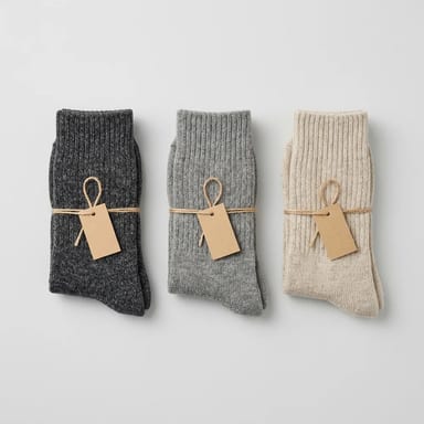 Wool Crew Socks (3-Pack)