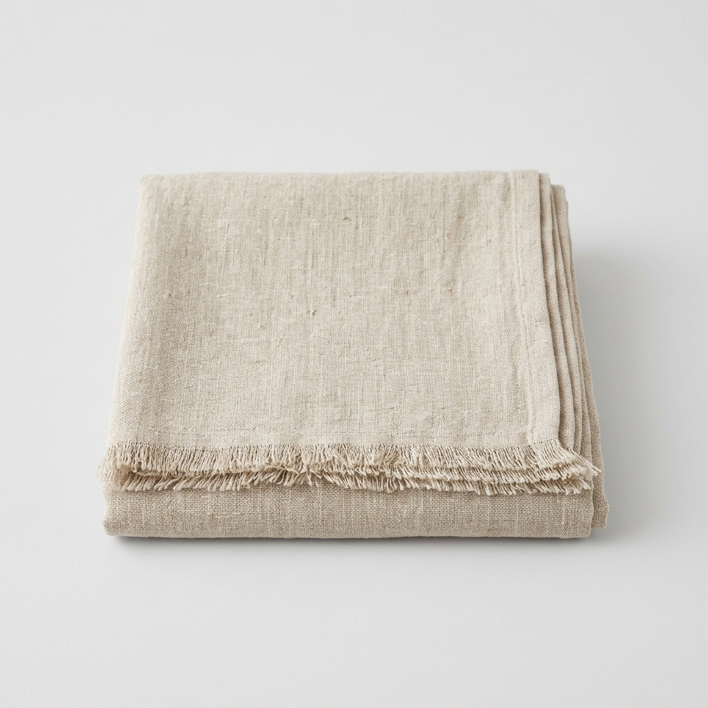 Linen Throw Blanket